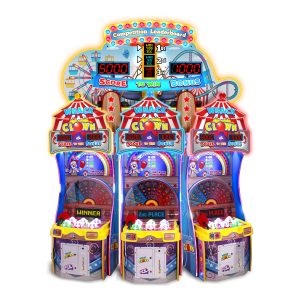 Whack A Clown - (shown as 3 units with Super Mega Bonus sign)